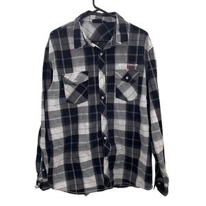 Burnside Men's Perfect Flannel Work Shirt Size XL